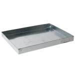 Condensate Metal Drain Pan, No Drain, 22 x 22 x 2", 26 ga