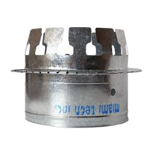 10" Nested Tab Collar for FiberGlass Duct, 28 ga, 16/Cs