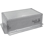 Insulated Foil Top Register Box w/ Flange, R6, 8 x 8"