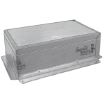 Insulated Foil Top Register Box w/ Flange, R6, 10 x 6"